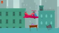 恐竜ヘリコプター – 子供用飛行機ゲーム Screen Shot 5