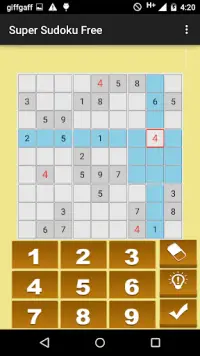 Super Sudoku Free Screen Shot 0