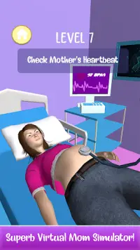 Pregnant Mother Simulator 3D - Newborn Baby Care Screen Shot 0