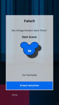 Quiz über Disney Screen Shot 2