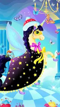 little pony 🦄 ( unicorn ) - dress up girl game Screen Shot 3