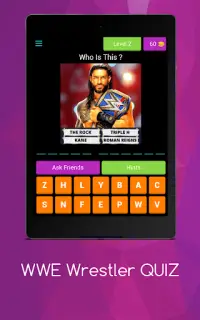 WWE QUIZ Game - Wrestler Quiz Game - 2021 Screen Shot 10