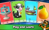 Baby First words Flashcards - Kids Learning games Screen Shot 1