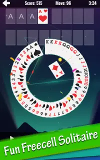 FreeCell Solitaire - Card Game Screen Shot 4