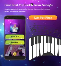 Piano Break My Heart 🎹 Dua lipa 2020, Offline Screen Shot 1
