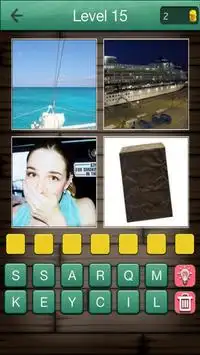 Word Guess - 4 Pics 1 Word Screen Shot 3