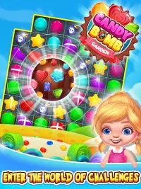 Crazy Candy Blast - Sweet Match 3 Games, Crush it Screen Shot 1