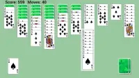 Spider Solitaire Game Screen Shot 4