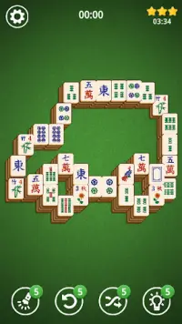 Mahjong Solitaire Basic Screen Shot 1