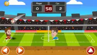 Big Head Ball  Soccer League  Football goal Screen Shot 4