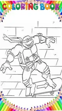 Ninja Turtles Legends Coloring page by fans Screen Shot 3