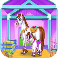 soins chevaux stable jeu