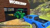 Offroad Tractor Pull Car Sim - Chained Tractor 3D Screen Shot 4