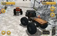 монстр грузовик снег гоночный Screen Shot 0