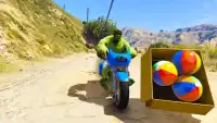 Super Heroes Bike Stunt Racing Game Screen Shot 1