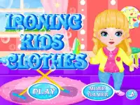 Lave ropa de las niñas juegos Screen Shot 0