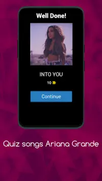 Quiz songs Ariana Grande Screen Shot 1