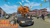 Wild Bull City Attack: Bull Simulator Games Screen Shot 0