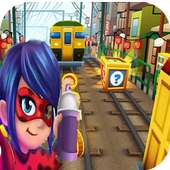 Subway ladybug Surfer Run - miraculous Adventure