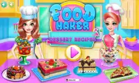 Food maker - dessert recipes Screen Shot 0