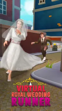 Novia virtual Royal Wedding Run Screen Shot 0