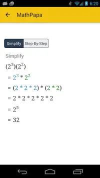 MathPapa - Algebra Calculator Screen Shot 4