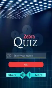 Zebra Quiz Screen Shot 0