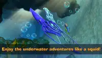 Squid Underwater Life Sim 3D Screen Shot 0