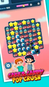 Cake Candy Pop Crush : Match Puzzle Game Screen Shot 0