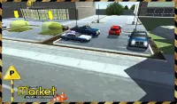 Supermarkt Taxi Driver 3D-Sim Screen Shot 15