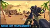 armée sniper 3d 2019: champ de bataille du désert Screen Shot 1