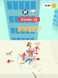 Jelly Fighter: カラーキャンディーとスティックマンゲーム Screen Shot 19