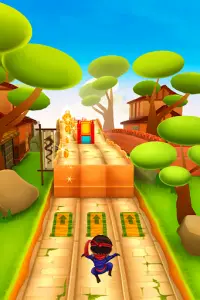 Ninja Kid Run Free - Fun Games Screen Shot 2