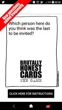 Free - Brutally Honest Cards: the game (with Ads) Screen Shot 3