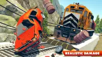 Train Vs Car Crash: Rennspiele 2019 Screen Shot 14