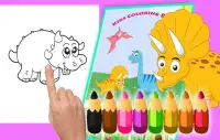 Dinosaur coloring book Educational dinosaur games Screen Shot 11