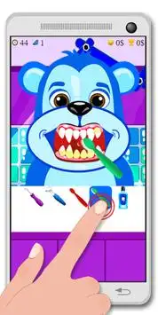 बंदर दंत चिकित्सक का खेल Screen Shot 1