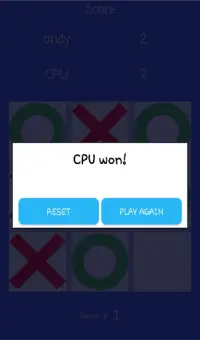 Tic Tac Toe - Play with friend and CPU Screen Shot 6