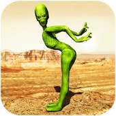 Dame Tu Cosita: Green Alien Hero Game
