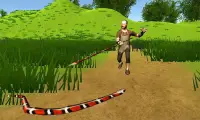 Hungry Anaconda الأفعى سيم 3D Screen Shot 0