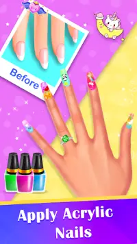 Nails Salon Games - Nail Art Screen Shot 7