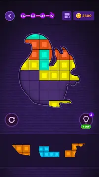 블록 퍼즐 - 재미있는 두뇌 퍼즐 게임 Screen Shot 1