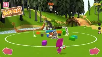 Маша и Медведь: Игра с мячом 3D Screen Shot 1