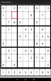 Sudoku Generator Screen Shot 9