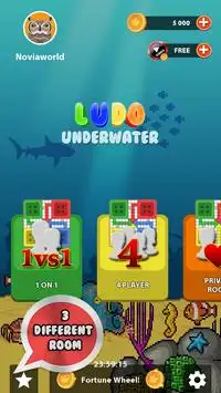 Ludo Underwater Multiplayer Screen Shot 1