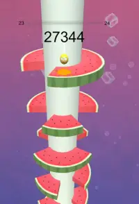 Fruit Helix Crush Game : Ball Helix Jump Game Screen Shot 2
