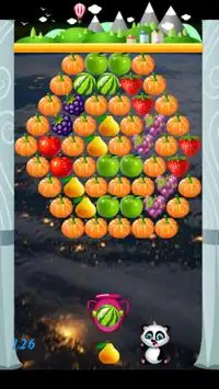 Shoot Bubble Fruits Screen Shot 1