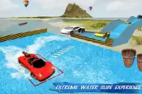 Water Slide Sports Cars Extreme Stunts Screen Shot 12