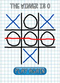 Tic-Tac-Toe on Paper Screen Shot 2