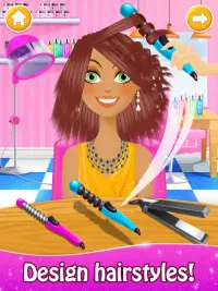 Super Hair Salon:Hair Cut & Hairstyle Makeup Games Screen Shot 1